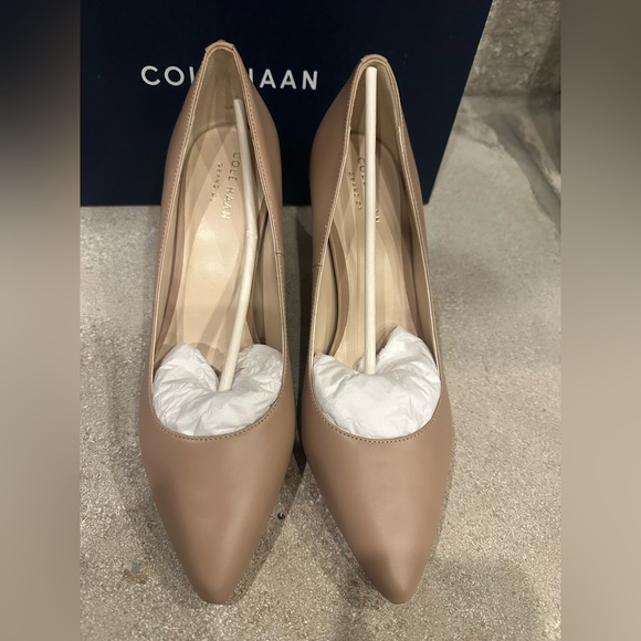 Cole Haan Prieta Pump II in Beige - Picture 2 of 6